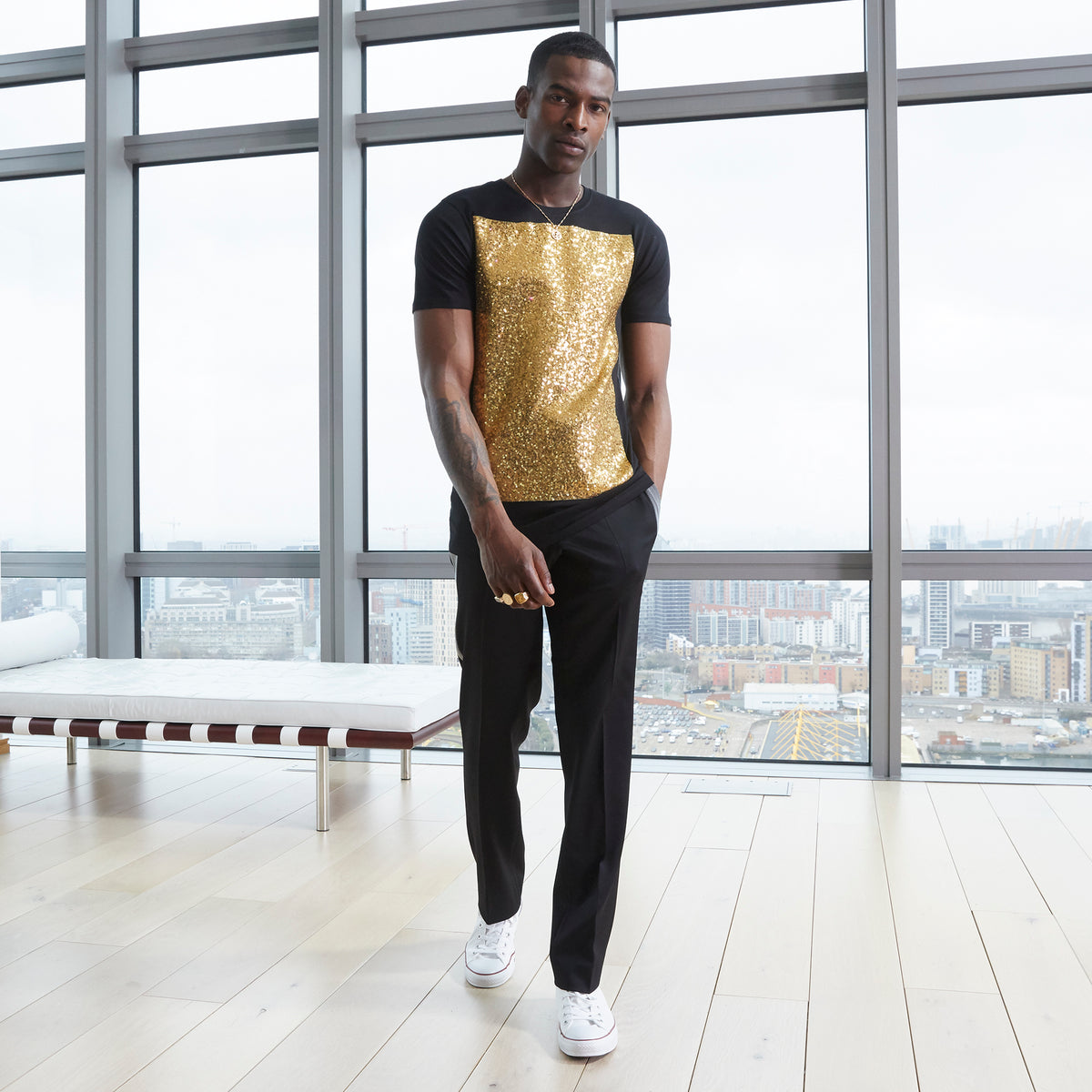 Black Gold Twirkle T-shirt (unisex)