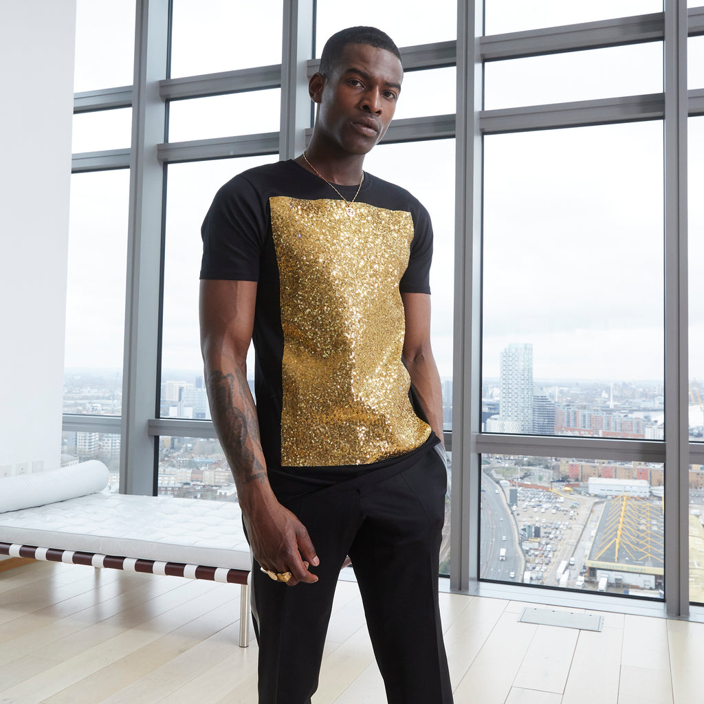 Black Gold Twirkle T-shirt (unisex)