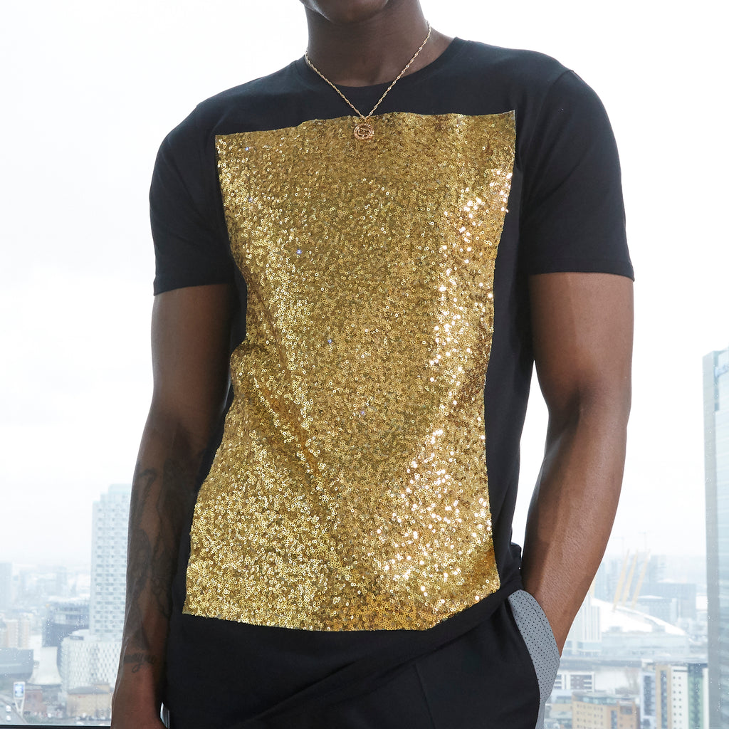 Black Gold Twirkle T-shirt (unisex)