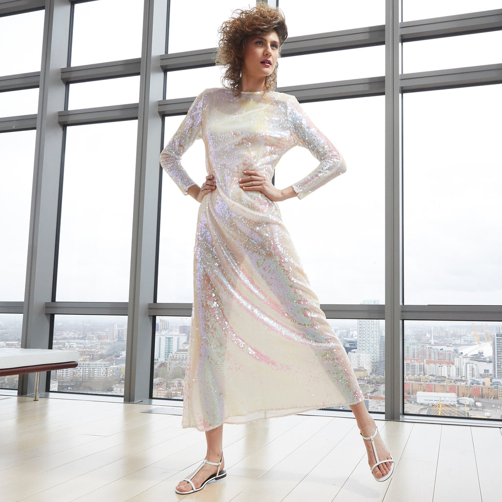 Prismatic Shift Dress